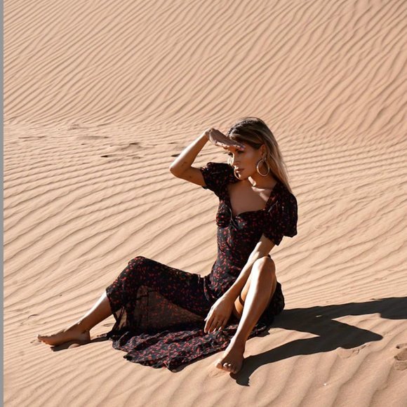 Rat & Boa Magnolia Maxi Dress Medium - Picture 4 of 6